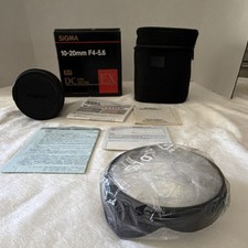 Sigma 10-20mm f/4-5.6 EX DC