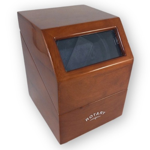 Rotary watch winder wooden - watch,