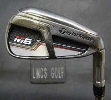 TaylorMade M6 5 Iron Stiff Steel Shaft Black Grip