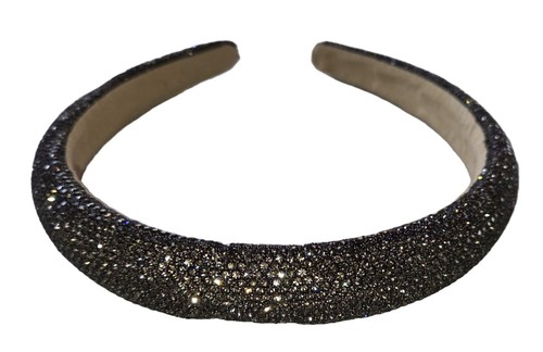 New dark grey diamante slight - new,