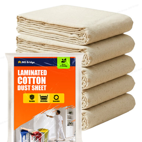 Laminated cotton dust sheet - cotton,