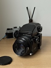Zenza Bronica ETRS Medium Zenzanon MC 75mm f2.8 AE-ii Prism (READ) Back 6x4.5