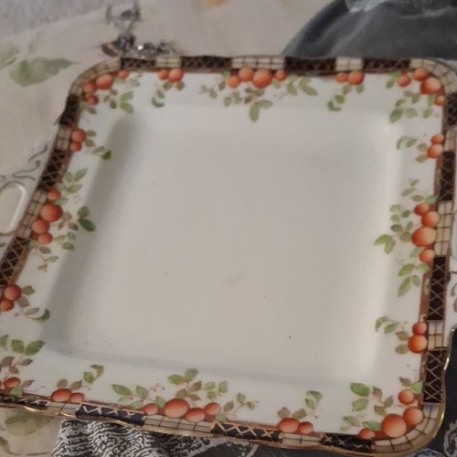 Sutherland square china plate - square,