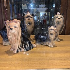 collection of coopercraft Yorkshire terrier dogs 4 In Total
