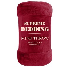 Large Luxury Faux Fur Throw