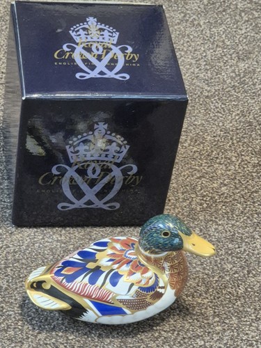 Royal crown derby - crown, duck