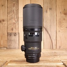 Used Nikon AF 200mm F4 Micro ED D Lens