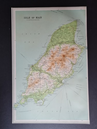 Antique map isle of - antique,