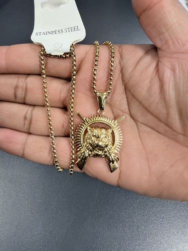 Puli pendant gold tamil - puli,