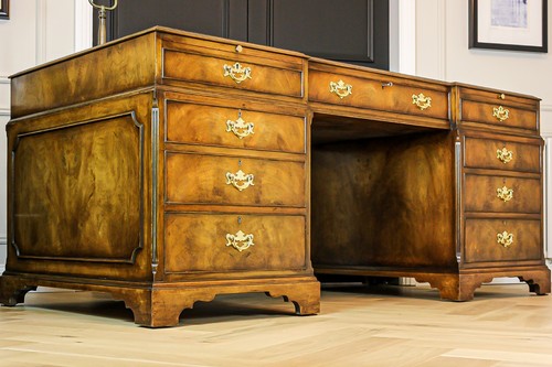Large antique solid walnut - large,