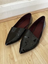 Zara Women'sBlack  lacquered Shoes Size 5