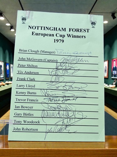 Nottingham forest signed 1979 - nottingham,