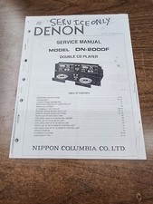 Denon DN-2000F Copy of  Service Manual from Denon