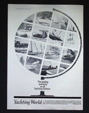 Original 1967 Advert Yachting
