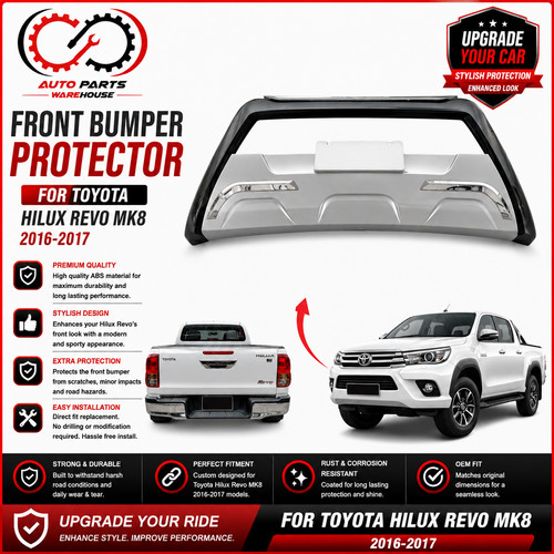 Fit toyota hilux - 2016-17, front
