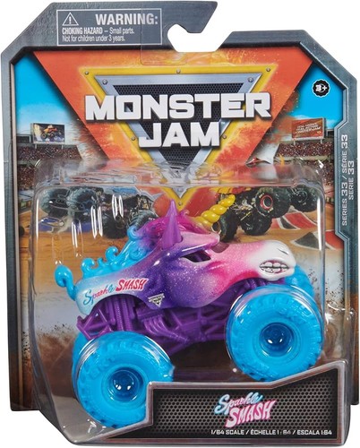 Monster jam sparkle smash 64 - sparkle, 1:64