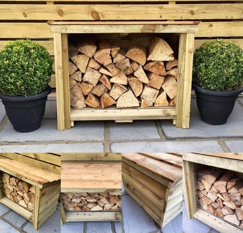 Outdoor wooden log - log, store