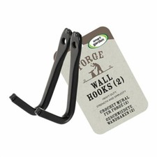 2 x Forge Wall Hooks Heavy