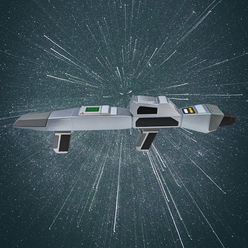 Star trek type phaser rifle - star,