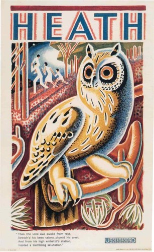 London underground heath owl - london,