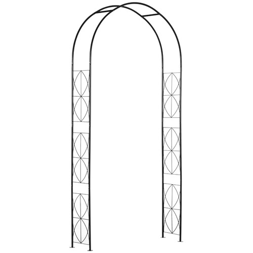 Metal garden arch arbor - garden,