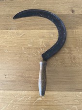 Vintage sickle. Moon blade Altar, pagan Wiccan Occult Altar