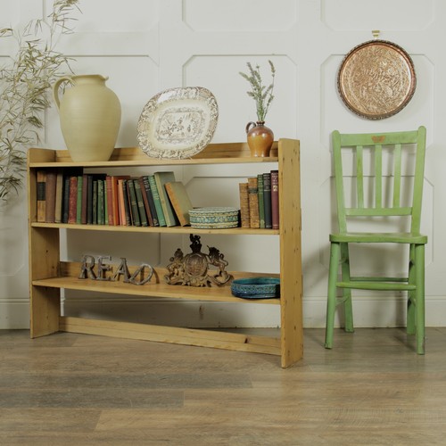 Vintage pine bookshelves - pine,