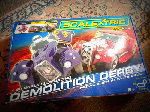 Scalextric demolition derby - scalextric,