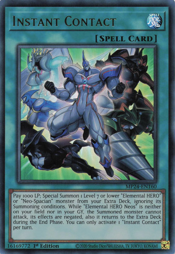 Yugioh mp24 en160 instant - mp24-en160,