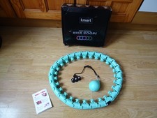 Fitness & Exercise Item - Boxed KSMART Weighted Hula Hoop - Mint green colour