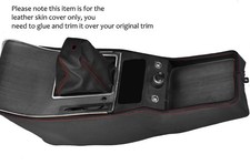 RED STITCH CENTER CONSOLE