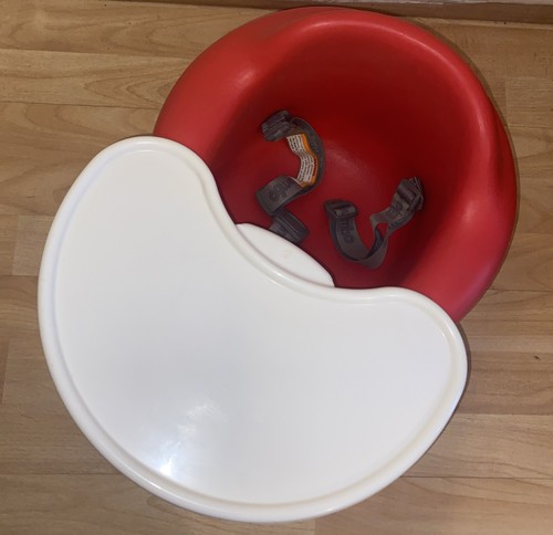 Bumbo seat red tray harness - seat,
