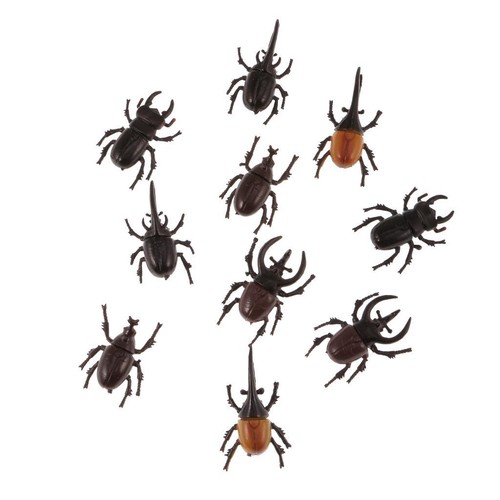 Lot plastic vivid beetles - lot,