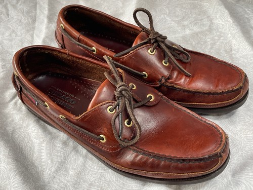 Sebago schooner waxed leather - sebago,
