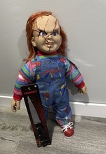 Chucky Doll 25” Bride of Chucky Scarred Stitched Face Knife Horror Life Size