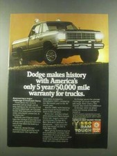 1985 Dodge Pickup Truck Ad -
