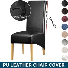 Stretch PU Leather Dining