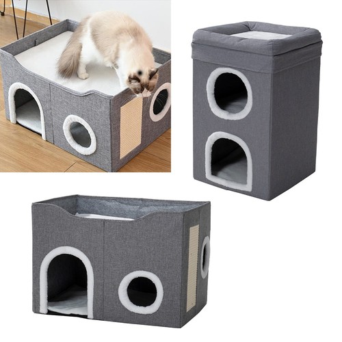 Spacious foldable cat - cat, cave