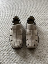 Mens Timberland Altamont Fisherman Leather Sandals Tan  Sand  Size 11 W Wide