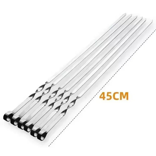 Stainless steel bbq - steel, skewer