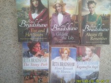 6 RITA BRADSHAW Romance  Fiction Books Bundle Paperbacks