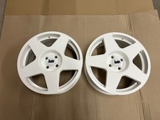 Pair of Bola B10 17x7.5 ET45 4x100 Alloy Wheels Gloss White *UC* 1392