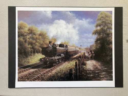 Railway print passing - railway,