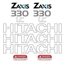 Decal Sticker Set Hitachi