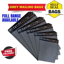 Grey Mailing Bags Strong Poly