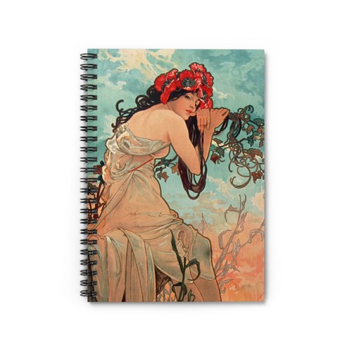 Art nouveau lady summer - as, by