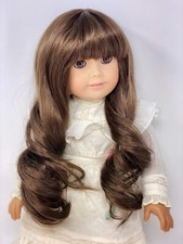 SAMANTHA CLASSIC Wig in Light Brown 11-12” for American Girl or 18" Doll