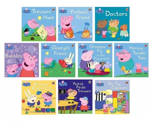 Peppa pig books ziplock - peppa,
