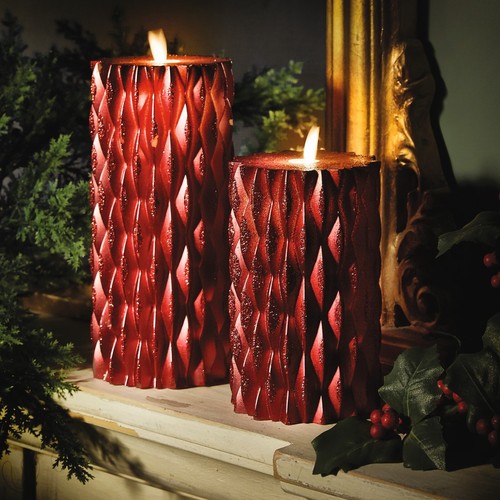 Set sparkly red real - set,