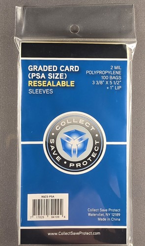 Psa sleeves graded card - sleeves,